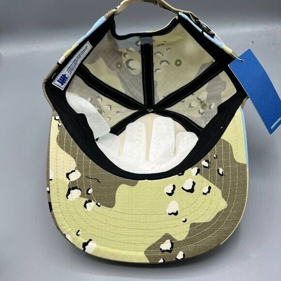 Undefeated Hat Men Brown Camouflage Strap Back Cap New