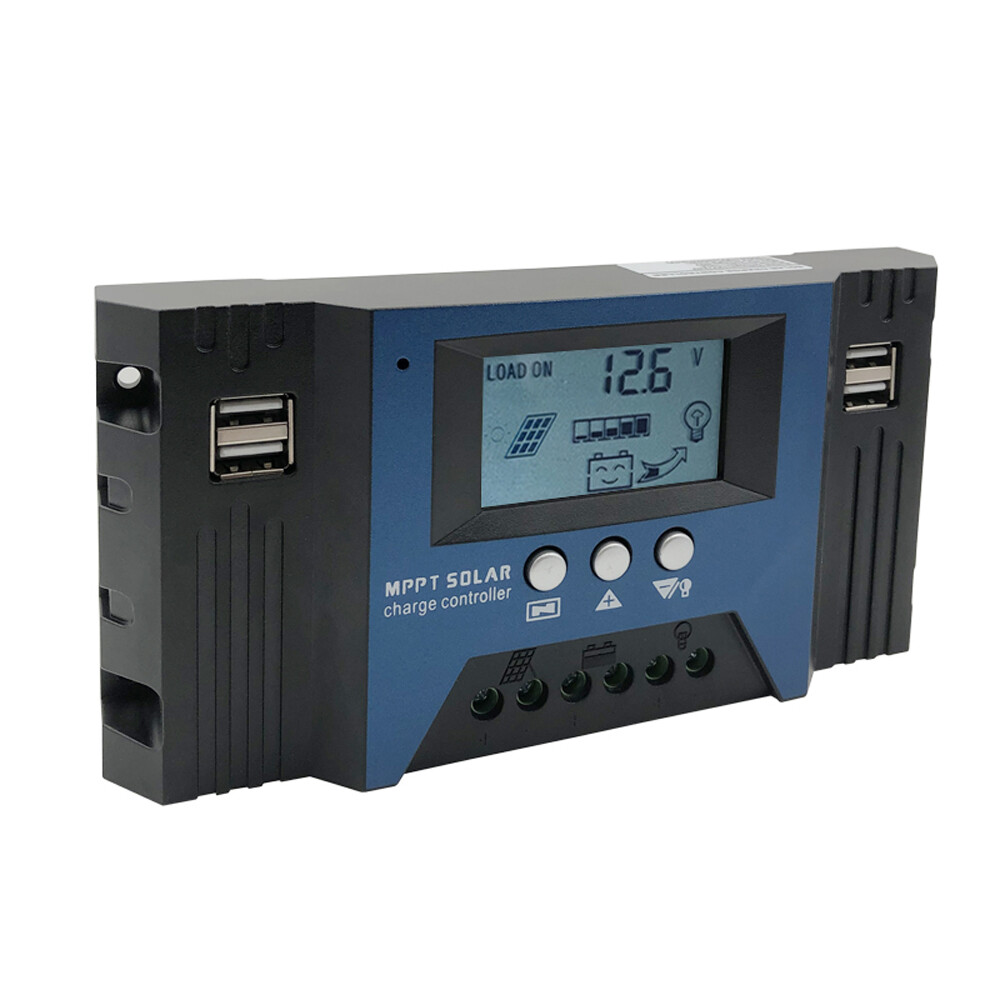 30A MPPT Solar Panel Charge Controller 12/24V Battery Intelligent Regulator Y1Y4