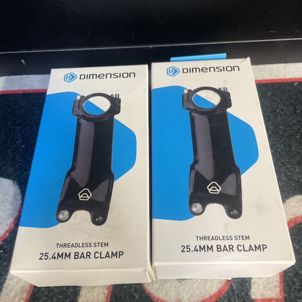 Dimension Threadless Stem Black 25.4mm 135mm Length 35 angle ( QTY2 )
