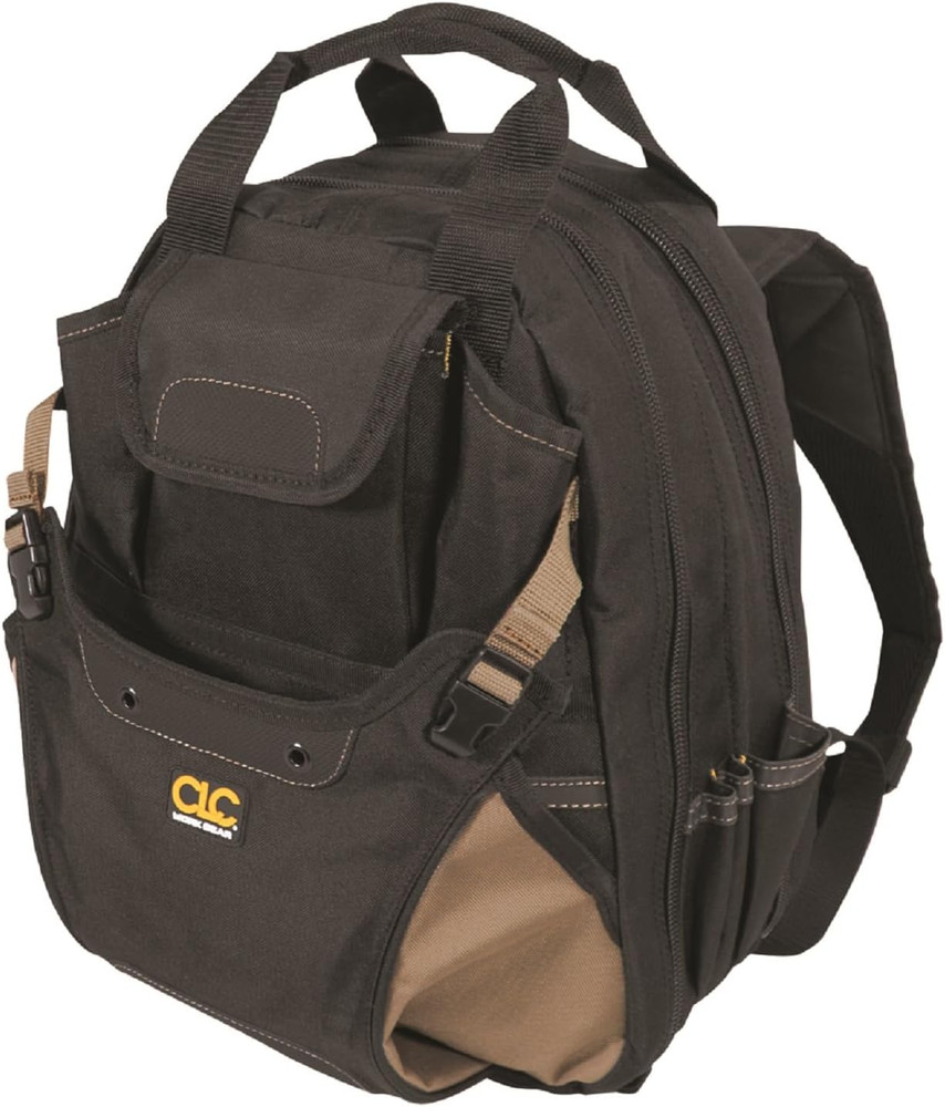 CLC Work Gear 1134 Carpenter'S Tool Backpack, 44 Pockets, Padded Back Support, B