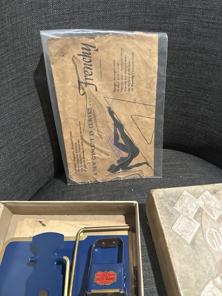 Antique Grapho-Scope Sketch And Draw Set ORIGINAL