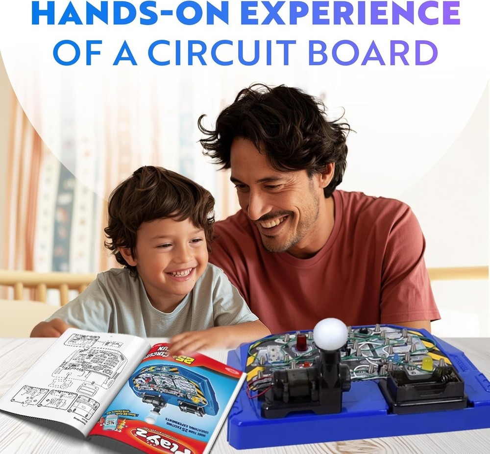 Exciting Playz STEM Learning Kit: 25+ Hands-On Electric Circuit Experiments