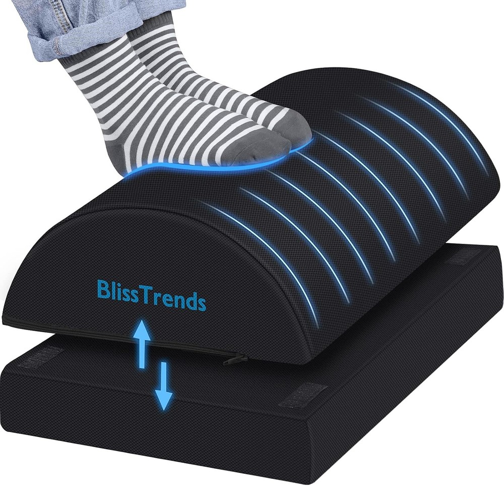 Foot Rest for Under Desk at Work-Versatile Foot Stool with
