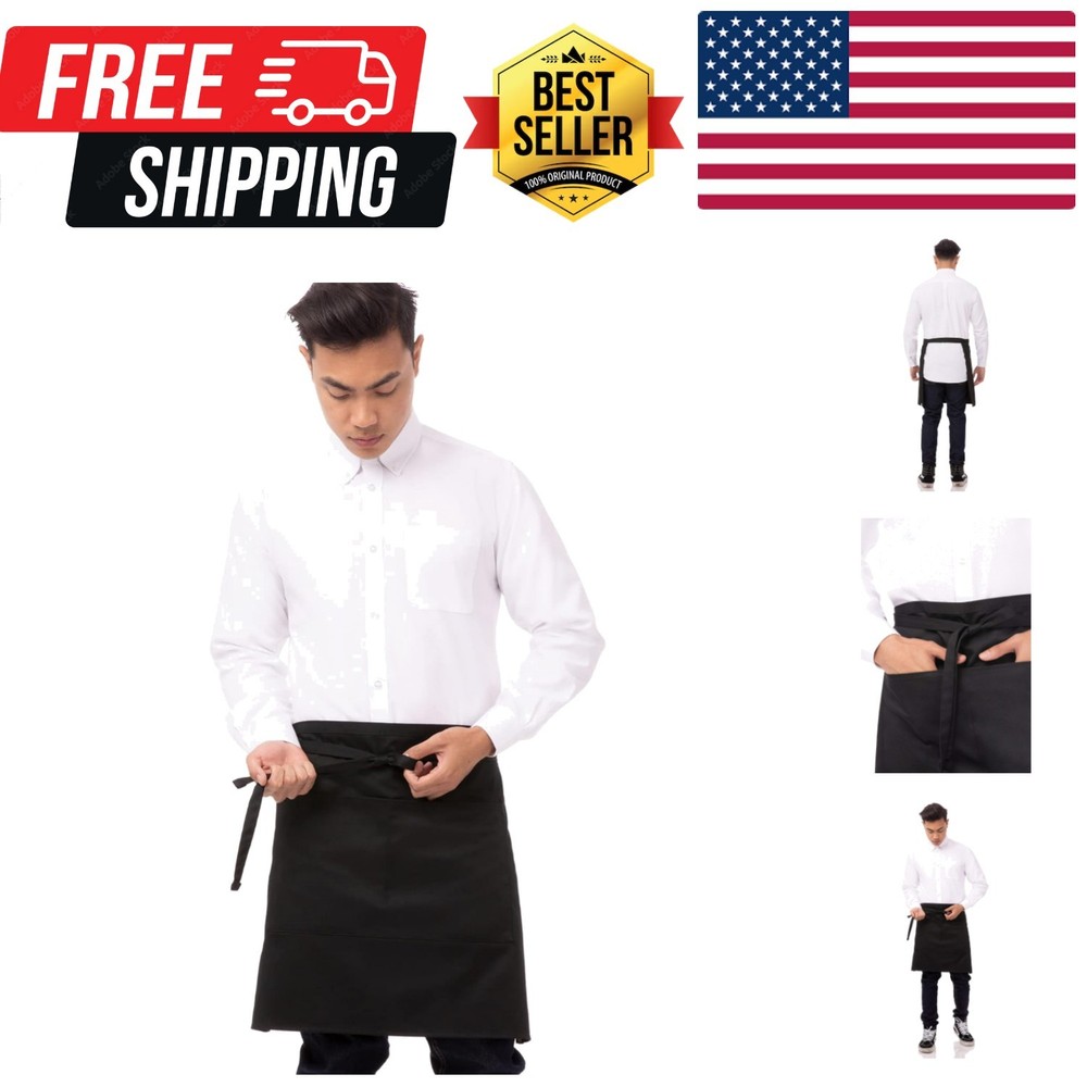 Unisex Half Bistro Server Apron