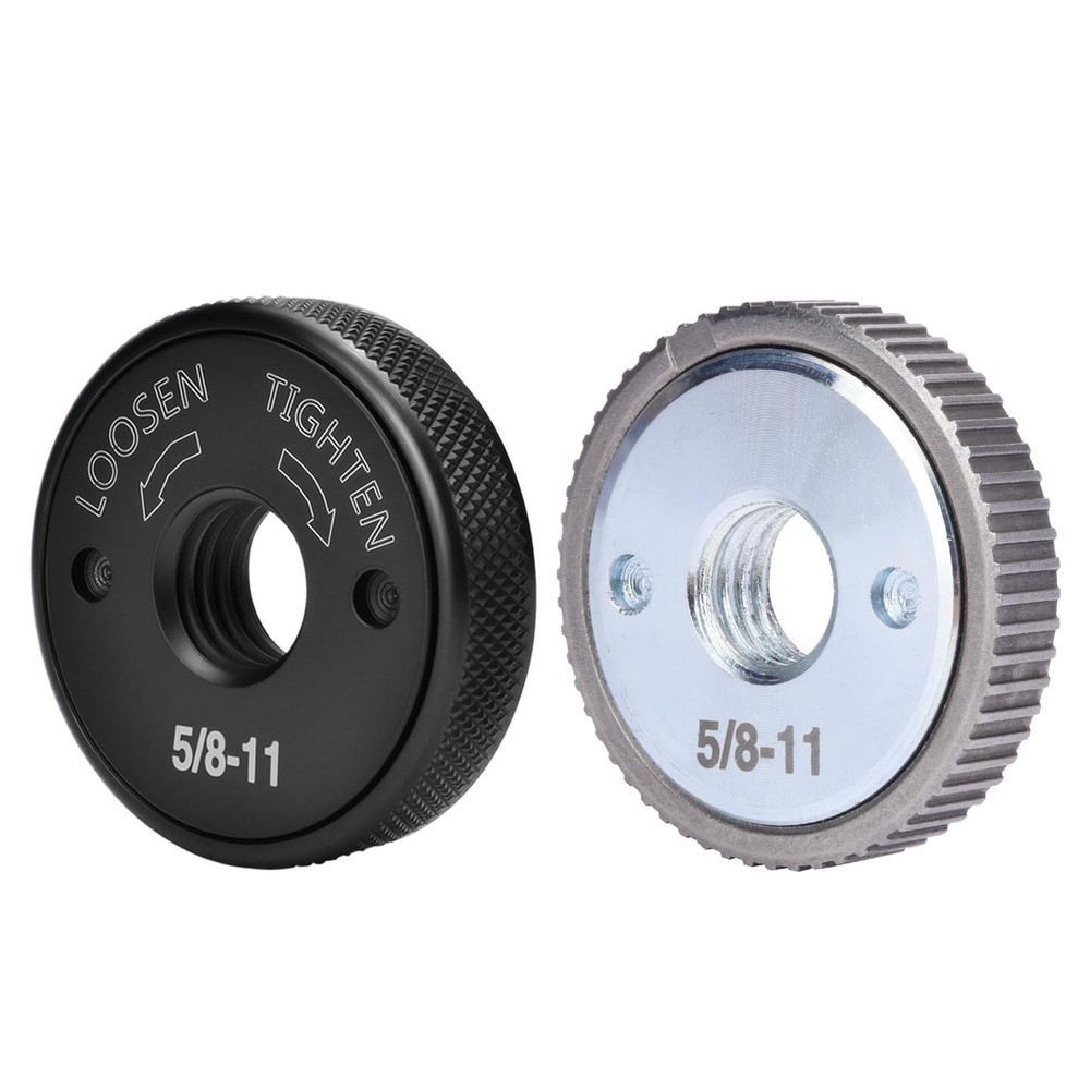 Self-Tightening Lock Nut for Angle Grinder, 5/8"-11 Thread Flange Nut, Durable T