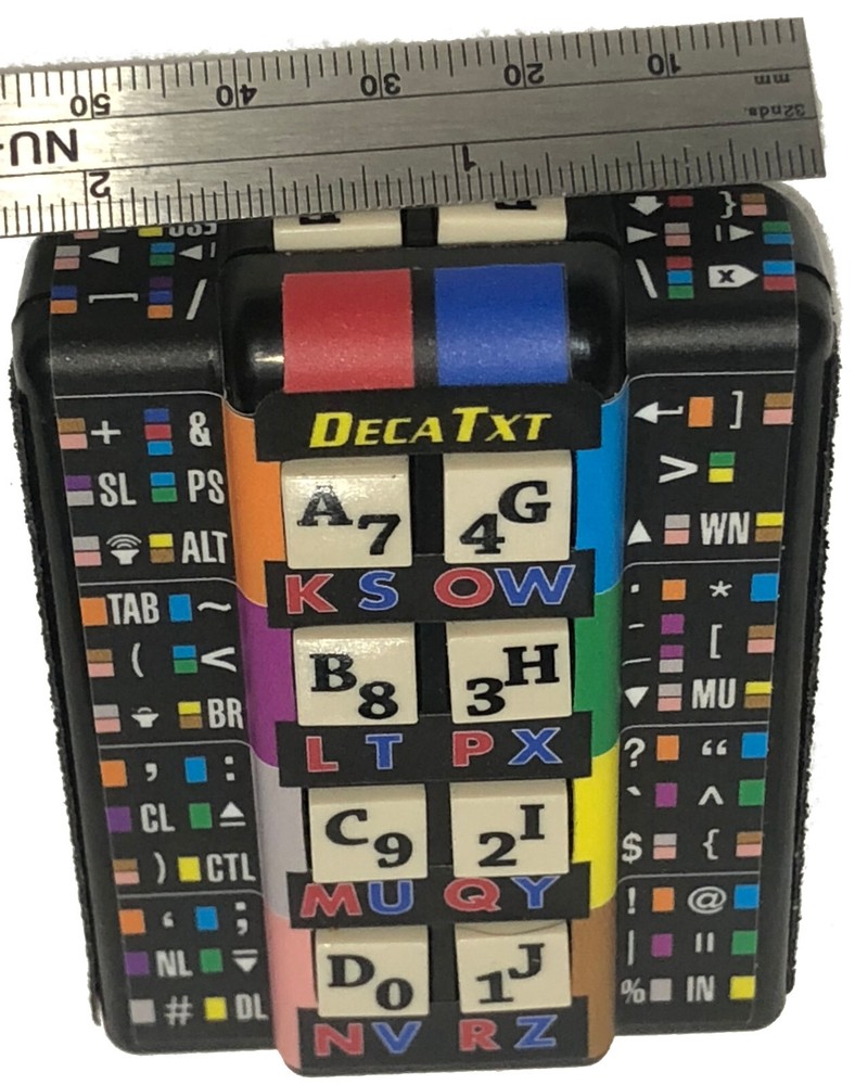 DecaTxt 3 One-Hand Bluetooth Spatial Computing Keyboard & Assistive Technology