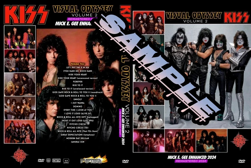 Kiss Visual Odyssey 2024 VOL,1&2 Promo Col, Enhanced and Remastered