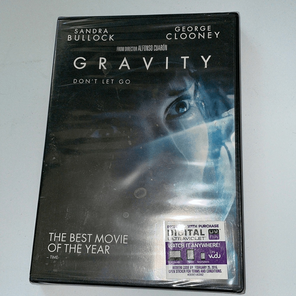 New in sealed packaging Gravity” movie DVD