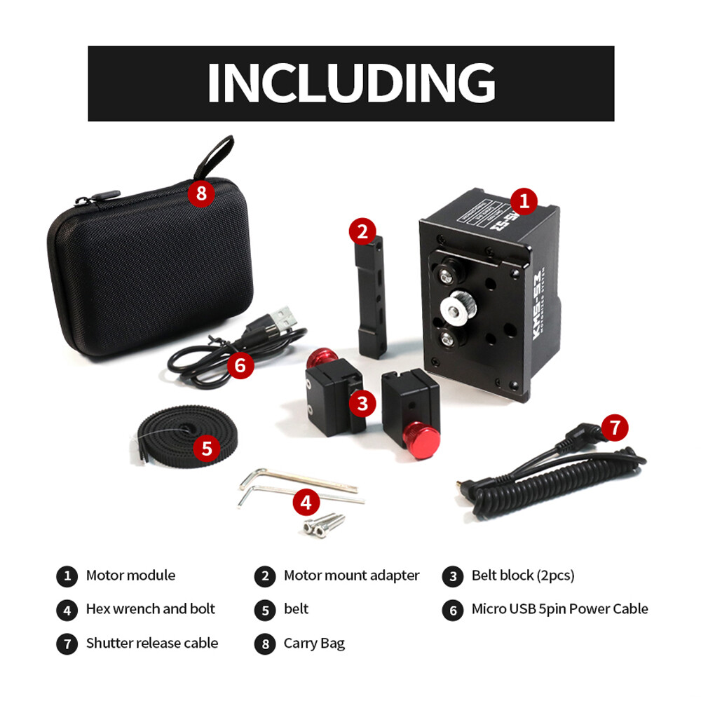 Konova New Motorized System KMS-S3 Wireless Bluetooth for Live Motion Timelapse