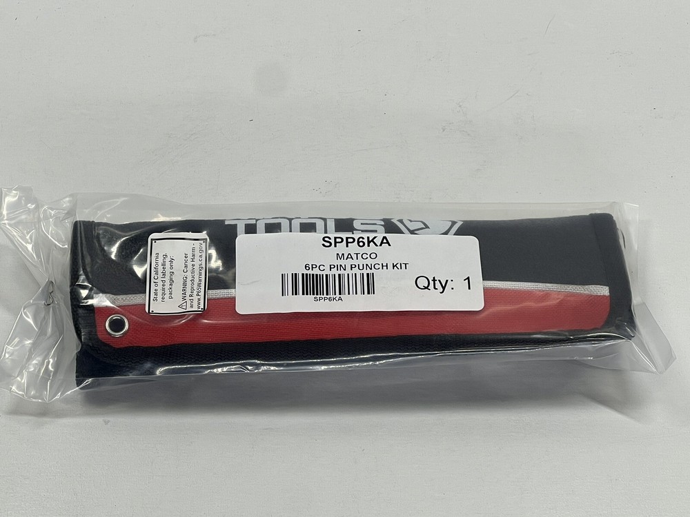MATCO Tools SPP6KA 6-Piece Pin Punch Kit - NEW