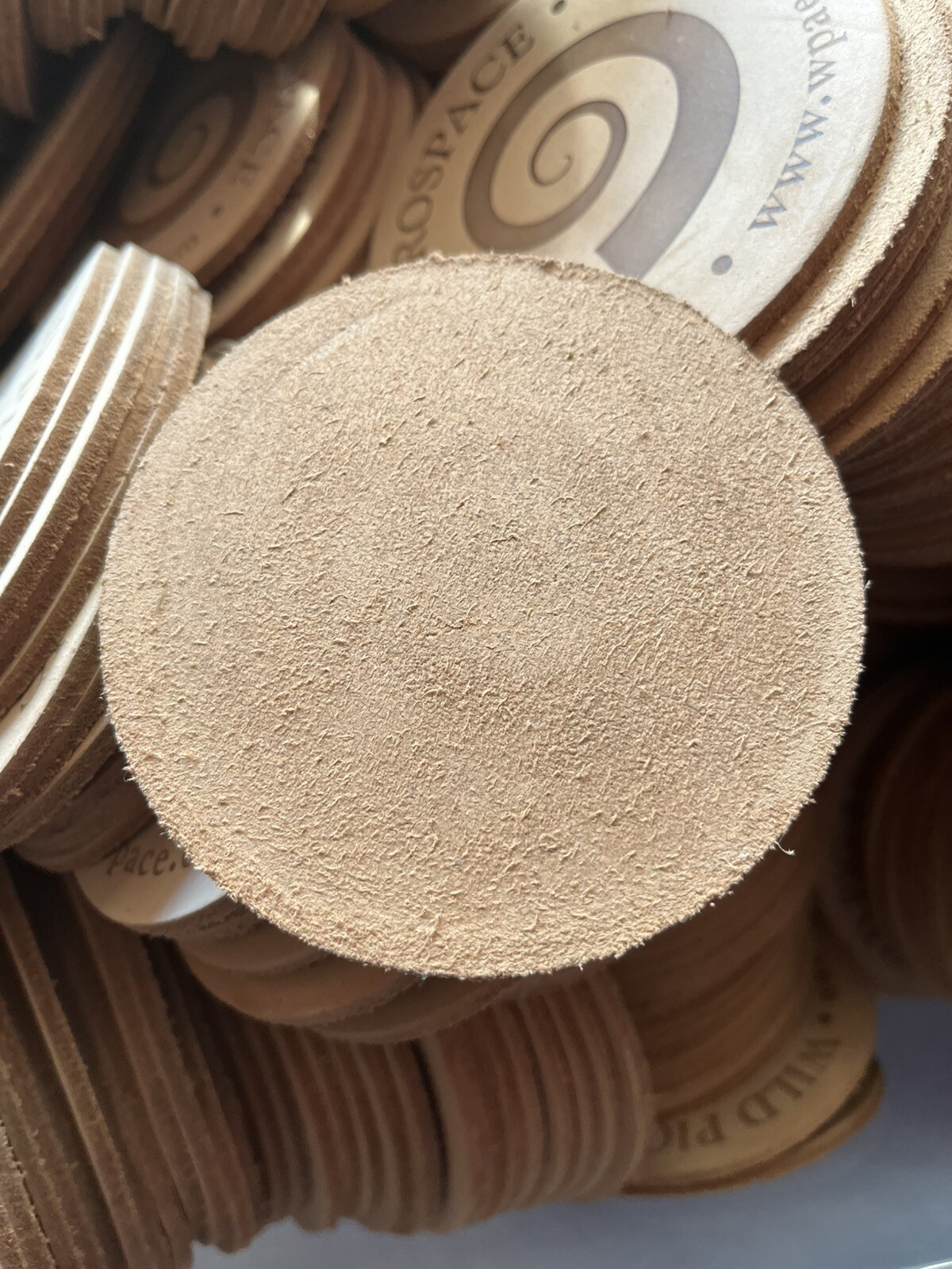 Lot Of 1500 Leather Beer Drink Coasters Wild Pig Aerospace Pilot USAF