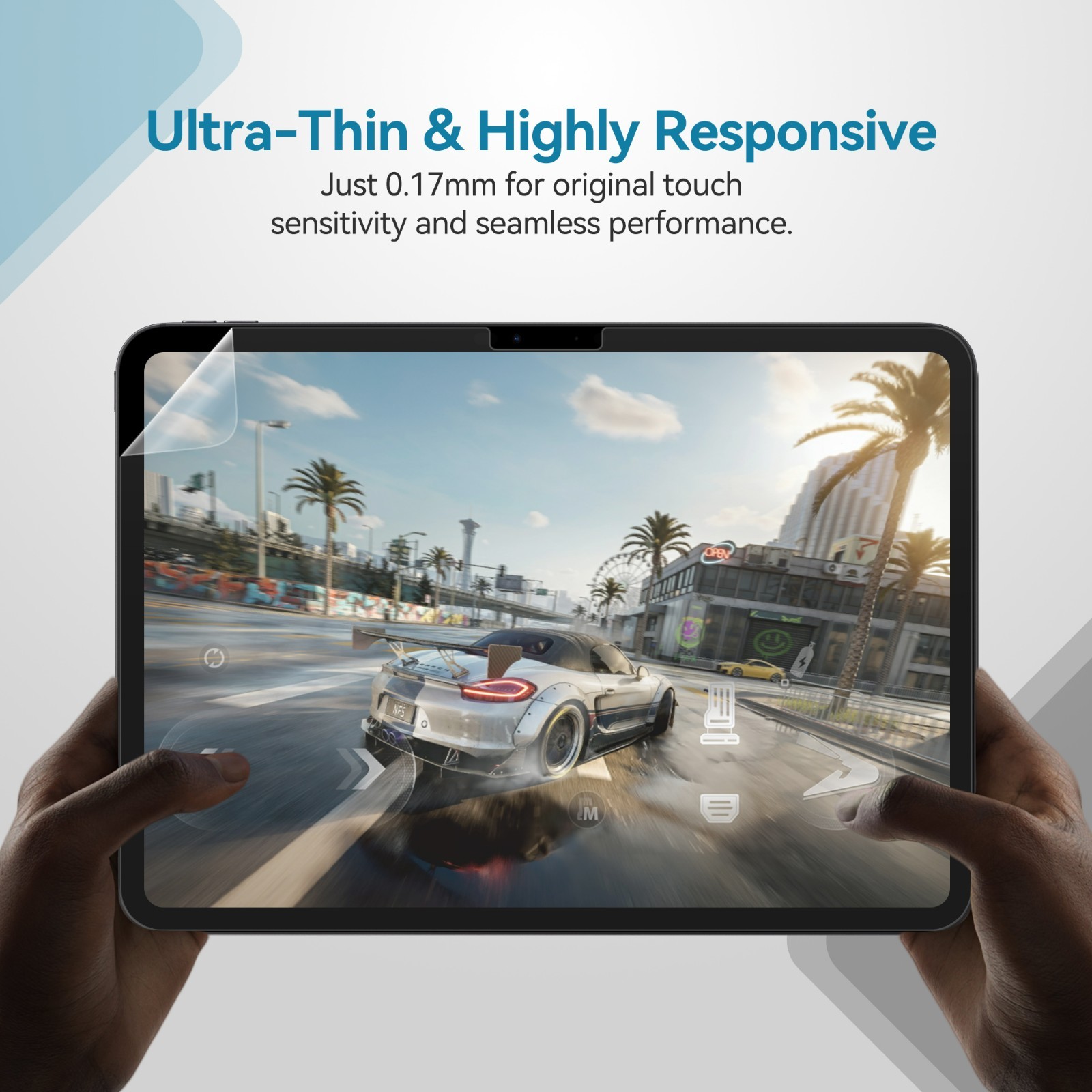 Penstudio Paper-Feel Screen Protector for iPad Pro 12.9" 3/4/5/6 | Anti-Glare