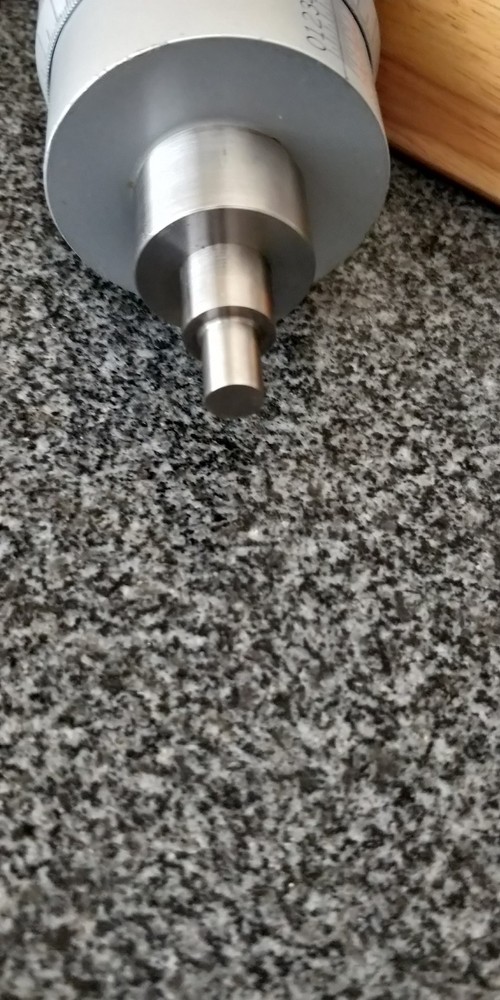 lufkin No. 1011B large Micrometer head. reading in both directions