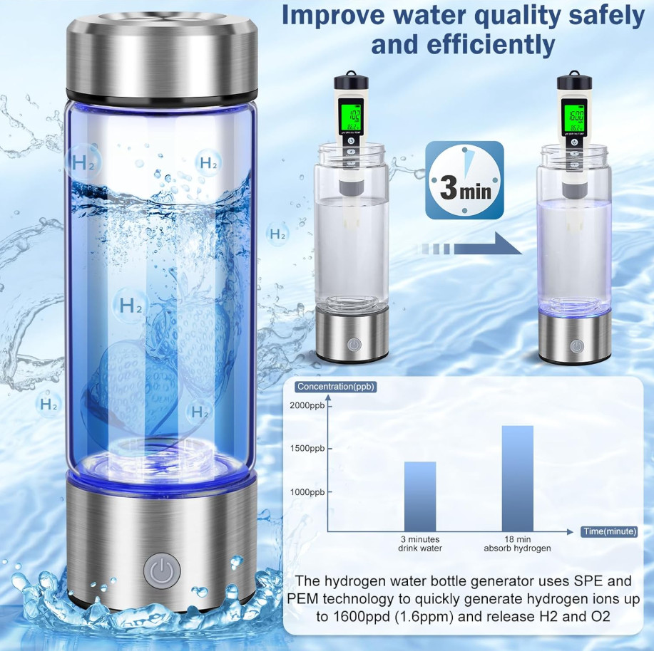 HydroWata™ Hydrogen Water Bottle