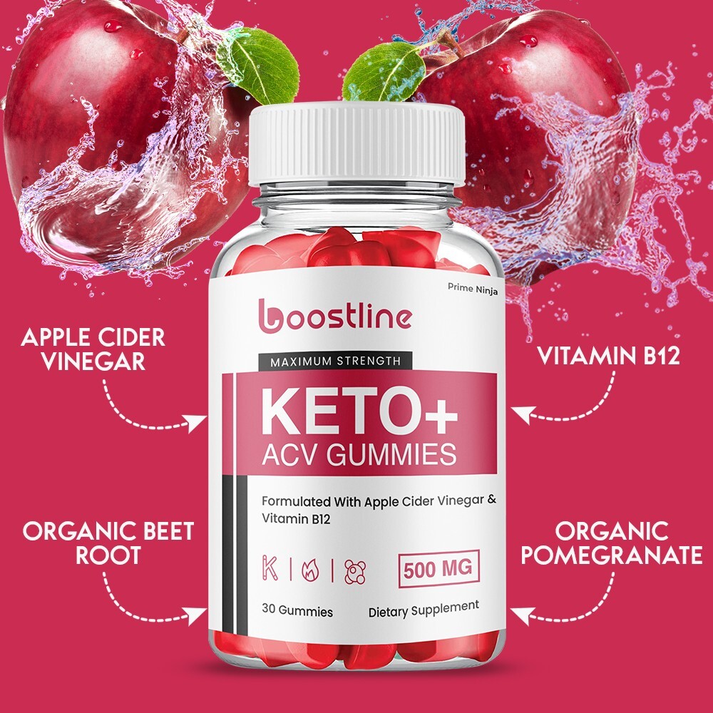 Boostline Keto ACV Gummies, Boost Line ACV Max Strength Gummies (2 Pack)