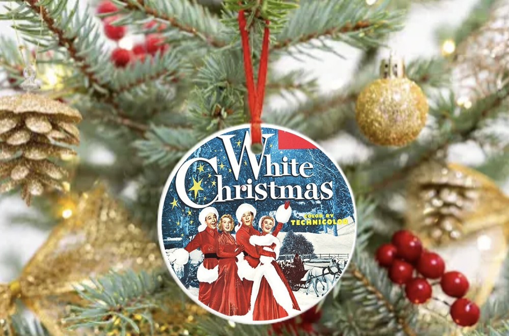 White Christmas Movie Ornament