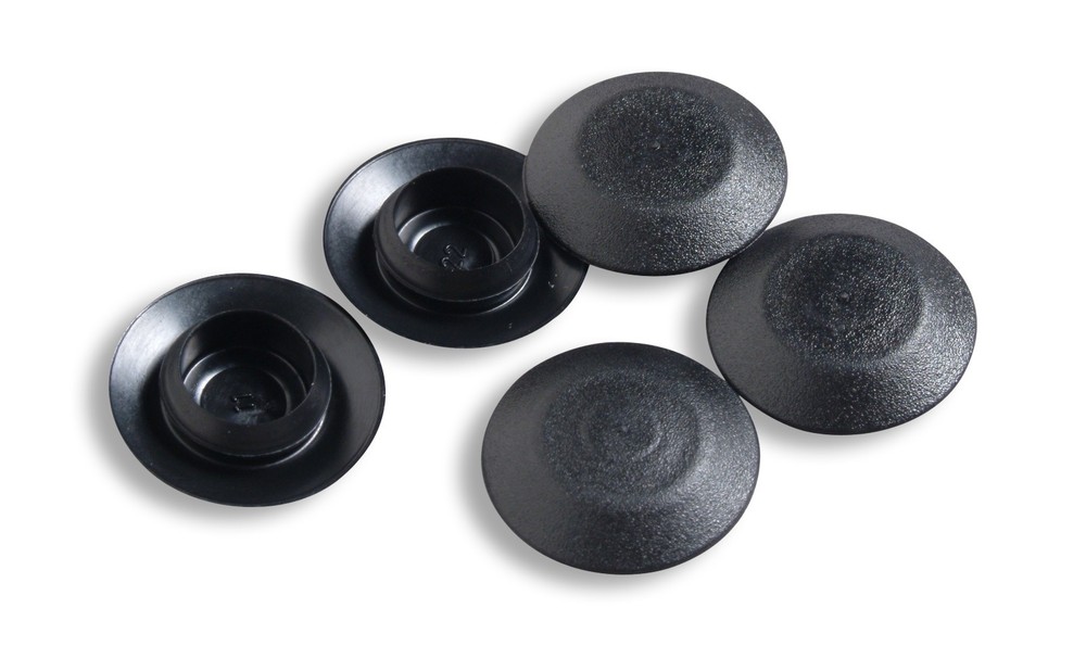 50 Hole Plugs 3/4" BPF Flush Black