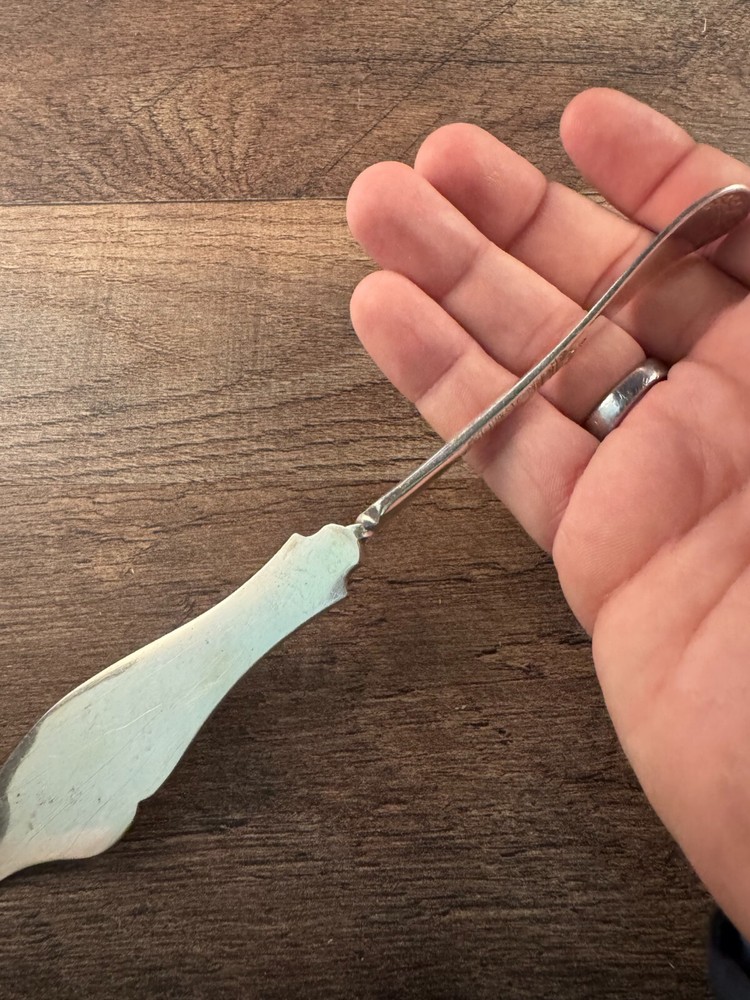 C. Rogers & Bros Ruby/Canton Pattern Master Butter Knife Silverplated