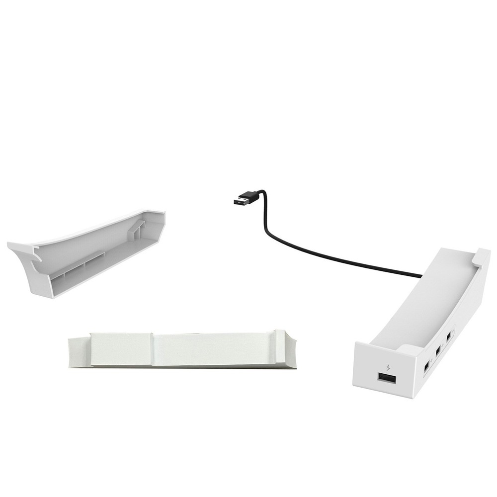 Horizontal 4 HUB Charging Base Stand Bracket Holder For PS5 Slim Console