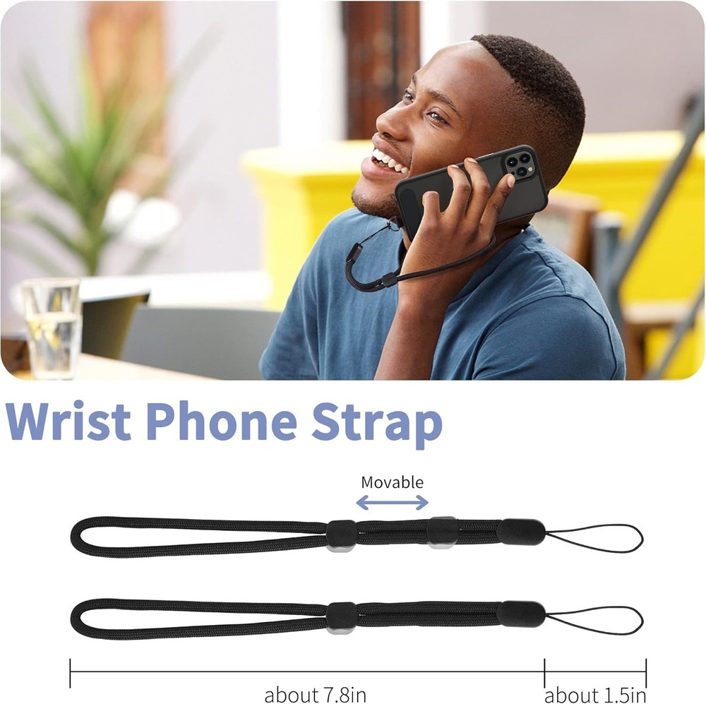 30（Neck Strap×1）+8（Wrist Strap×1）, Black