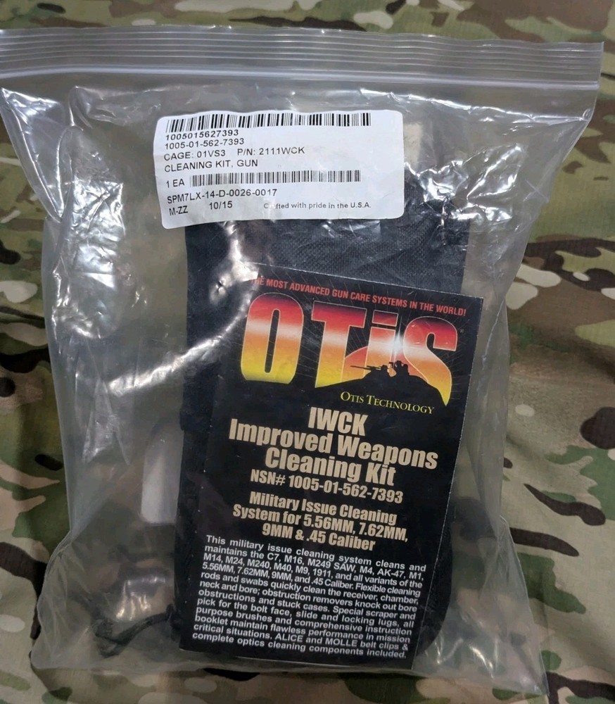 OTIS IMPROVED WEAPONS CLEANING KIT & GERBER MULTI TOOL 5.56, 7.62, 9mm, .45cal