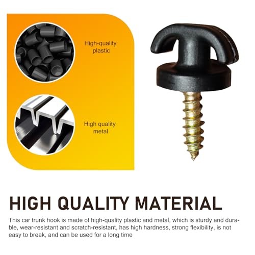 4PCS Car Cargo Net Hooks, Cargo Net Replacement Hooks, Multi-Functional Car