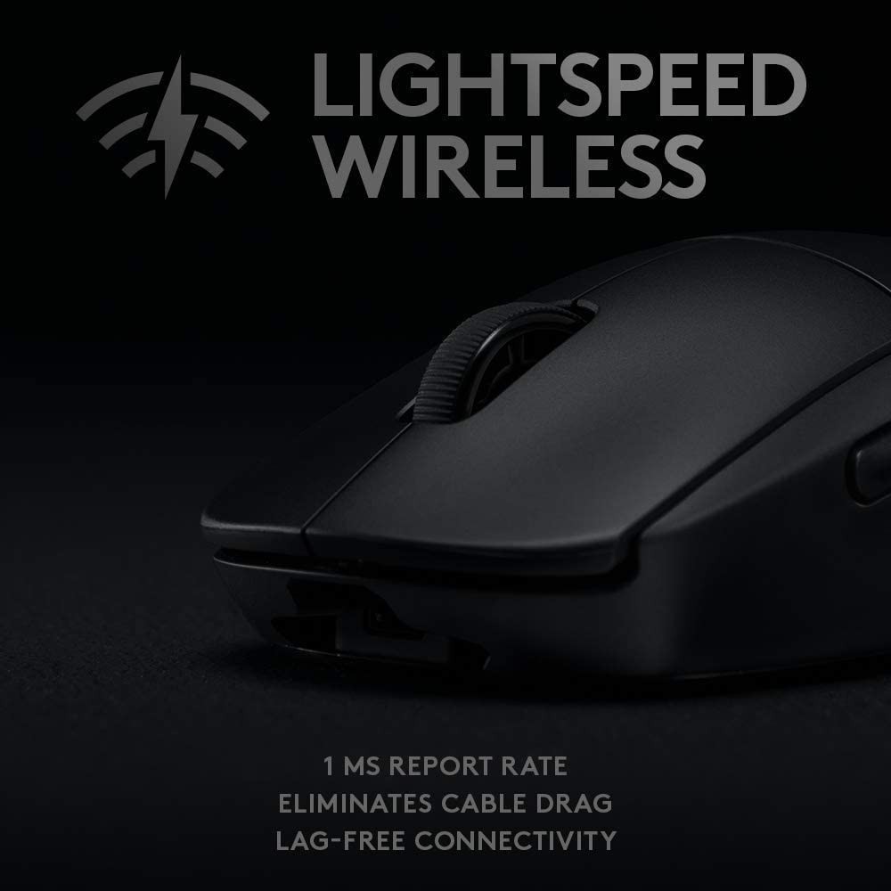 Logitech G Pro Wireless Gaming Mouse with Esports Grade Performance, Ergonomic A
