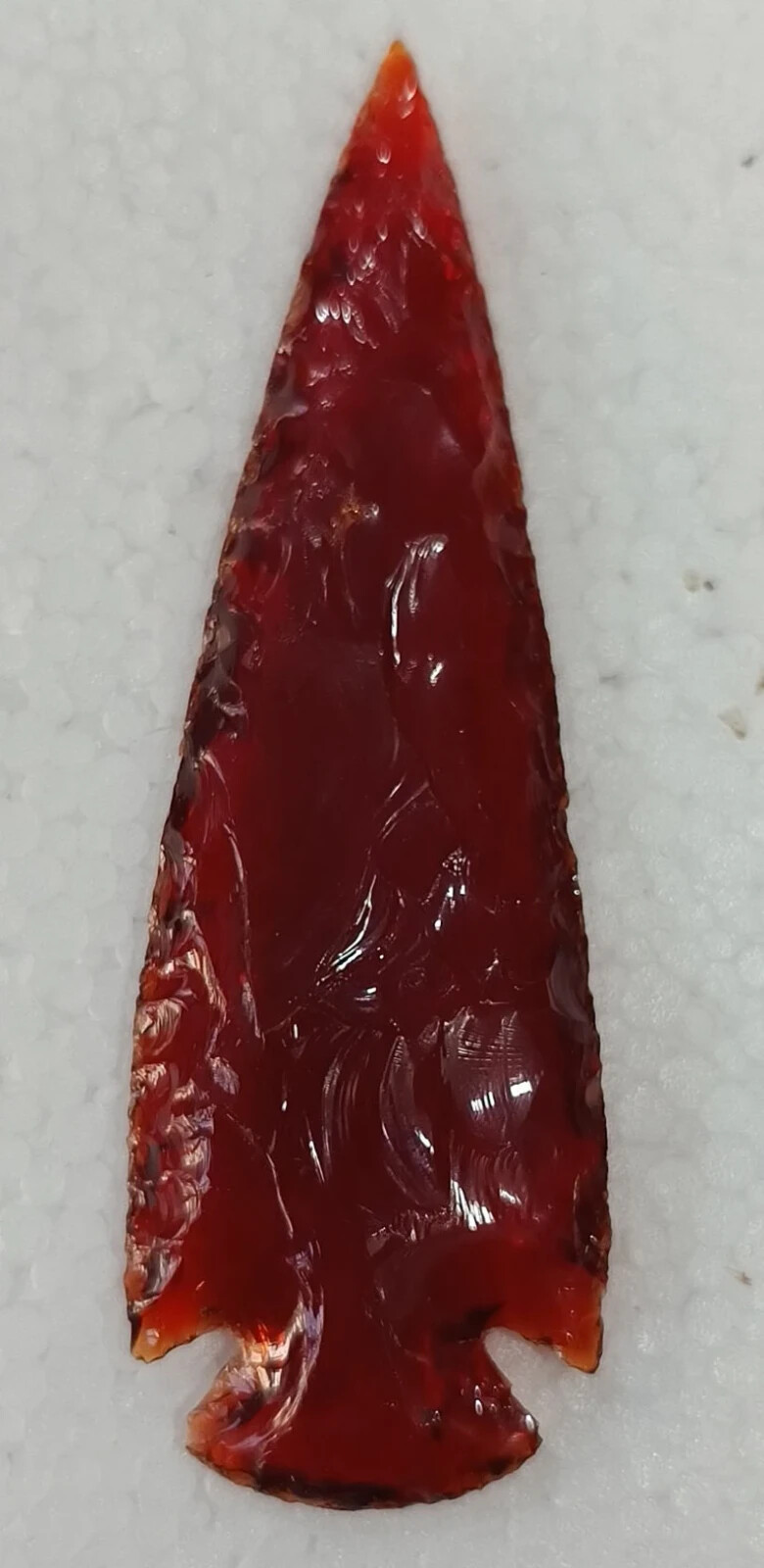 Red Obsidian Arrowhead, Select Size, Gemstone & Crystal Spear Head