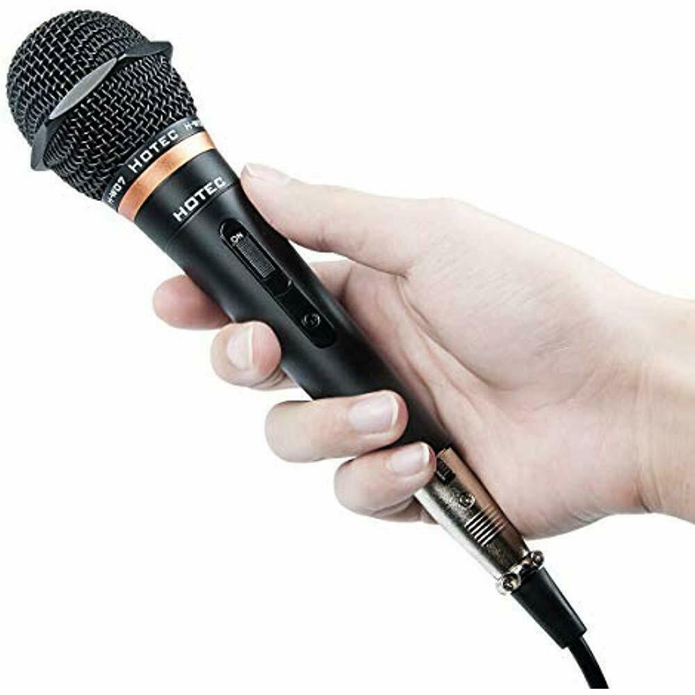 Hotec Premium Vocal Dynamic Handheld Microphone With 19ft Detachable XLR Cable