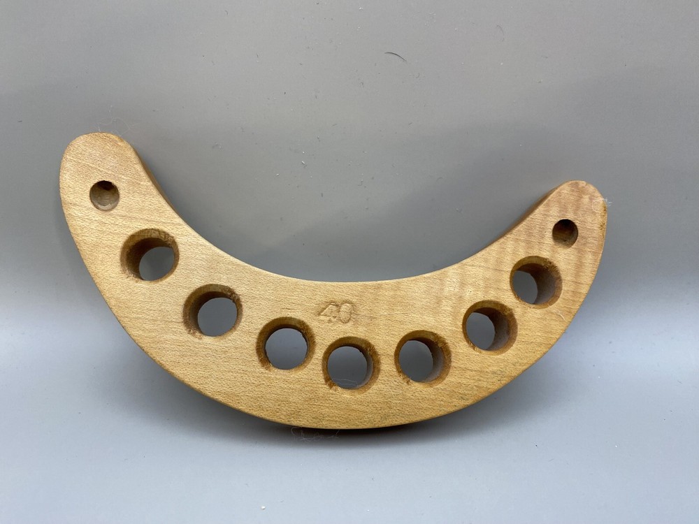 Handmade Muzzleloader Round Ball Loading Block Seven Holes 40