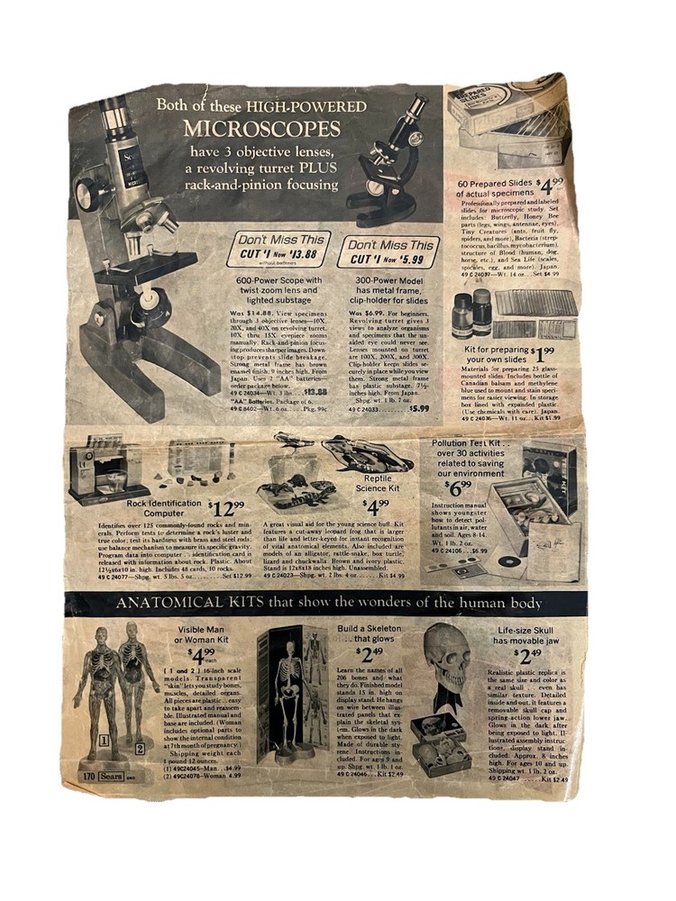 Gilbert Microcraft Microscope