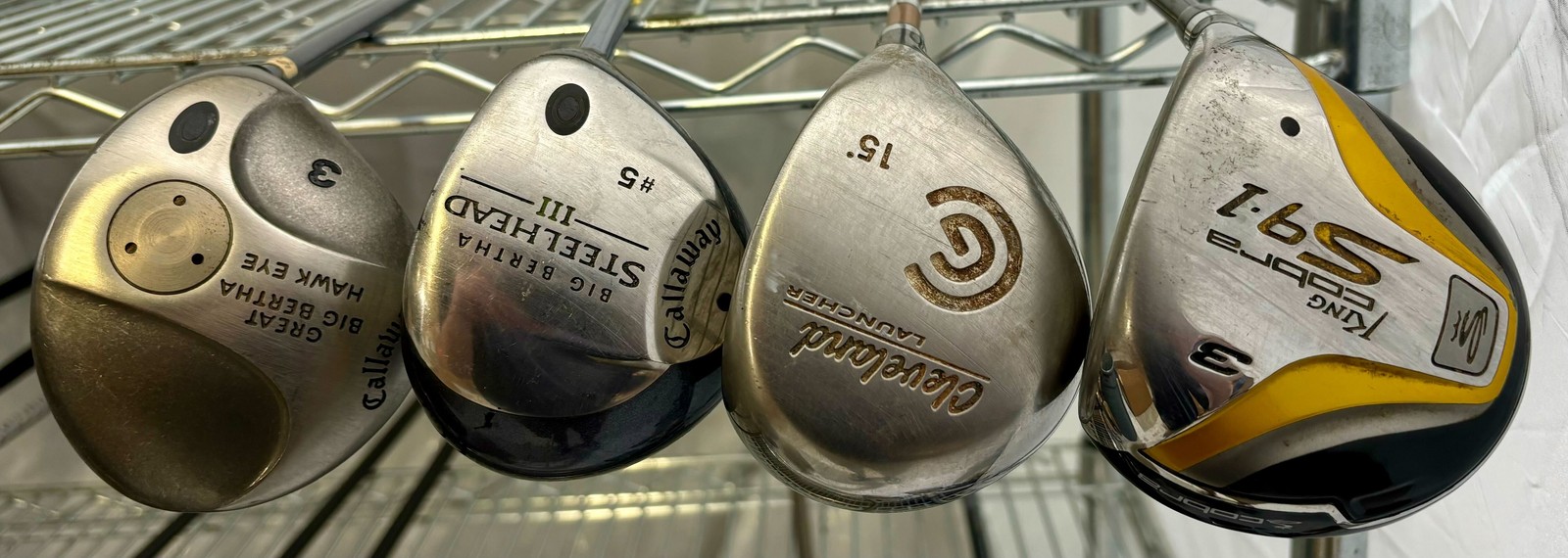 Wholesale Lot of 30 Golf Clubs - Assorted Drivers and Fairway Woods