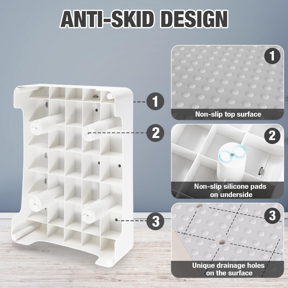 Step Stool, Mobility Step Stool for Adults & Seniors, Non-Slip Step Platform ...