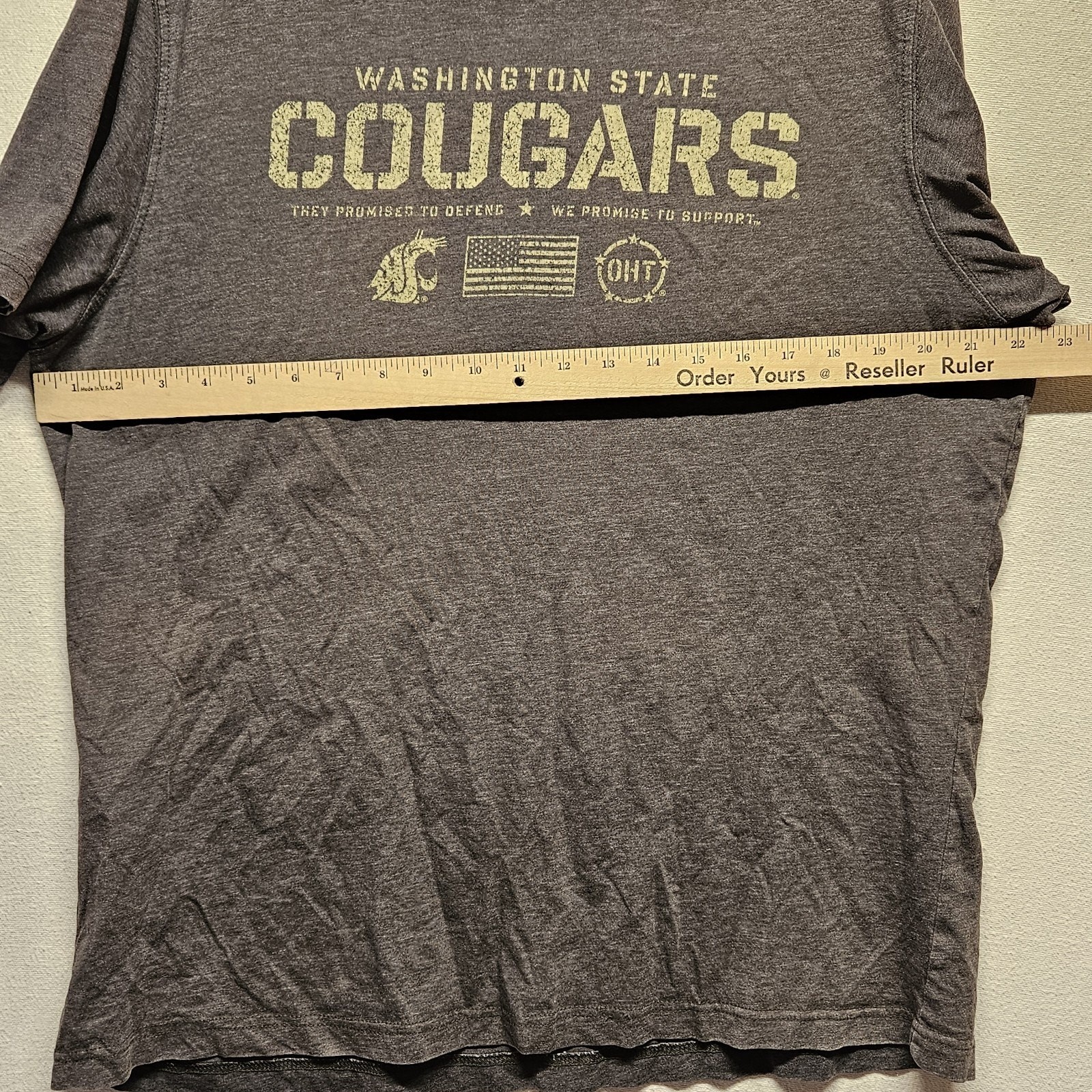 Colosseum T-Shirt Men's Size XL Cougars OHT Military Heathered Black 114166