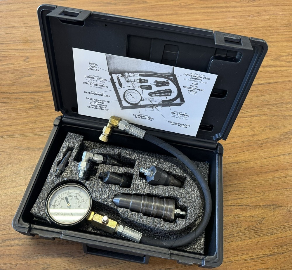 S & G Tool Aid 34900 Diesel Engine Compression Tester set