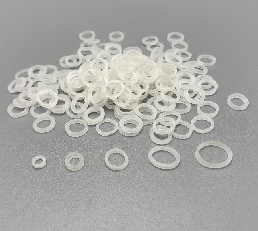 100Pcs Rubber Bands Dental Orthodontic Elastics Latex Braces 2.5/3.5/4.5/6.5OZ