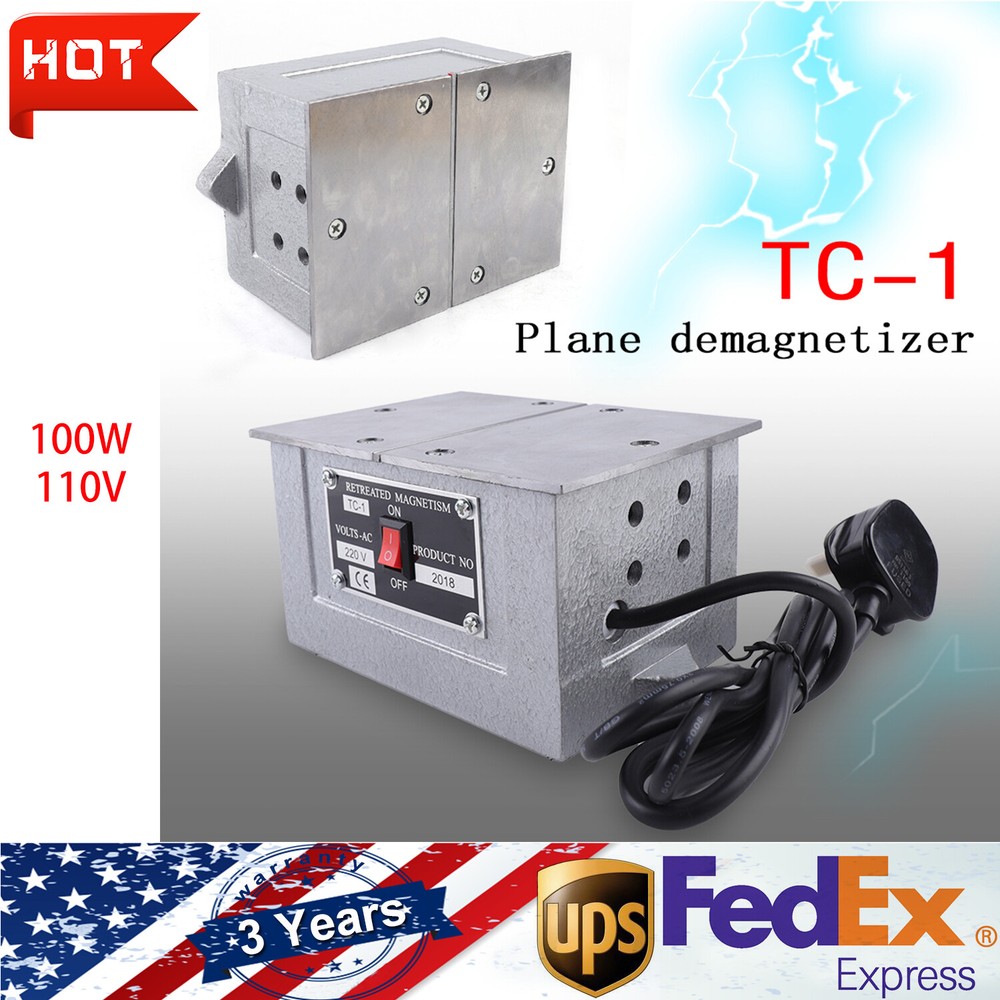 TC-1 Magnetizer Demagnetizer Machine Metal Mold Demagnetization Tool 100W 110V