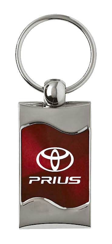 Toyota Prius Rectangular Wave Key Chain