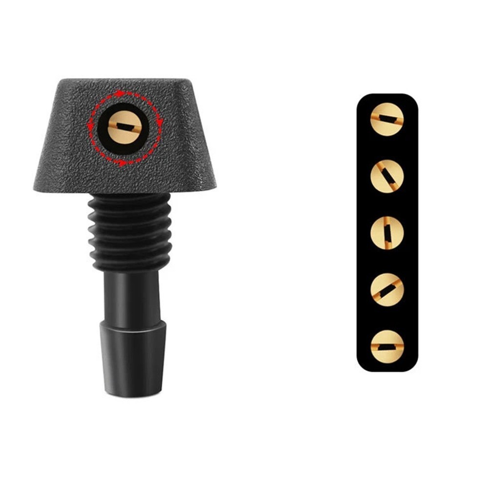 Front hood spray nozzle kit 2PCS for effective windshield cleaning solution