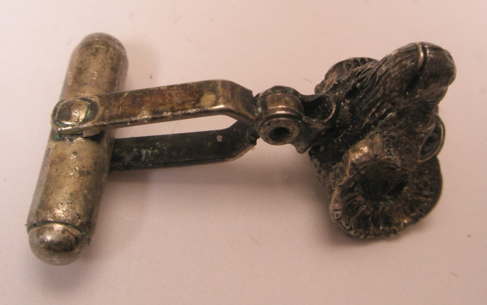 Ram Animal SINGLE Vintage Cuff Link replacement lost/broken zp53