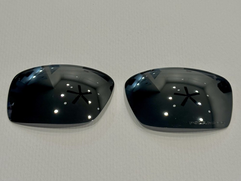 Authentic Oakley Square Wire OO4075 Gray Polarized Replacement Lenses 60mm
