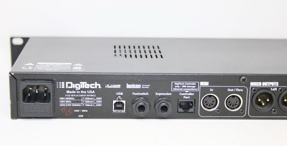 Digitech GSP1101 Multi-Effects Guitar Preamp/Processor w/Power Cable Only READ!