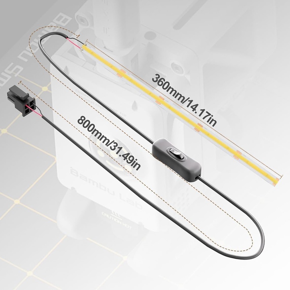 3D Printer Accessories 24V COB Light Bar Kit for Lab Accessories:2889