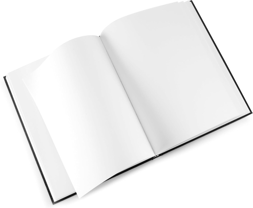 - 11"X 14" Hardbound Sketchbook, 110 Sheets, Black