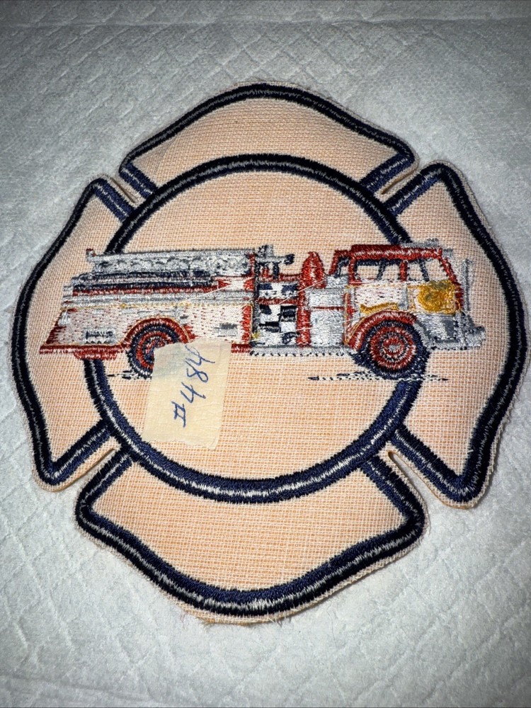 Fire Engine Fire Truck Patch 5” #484