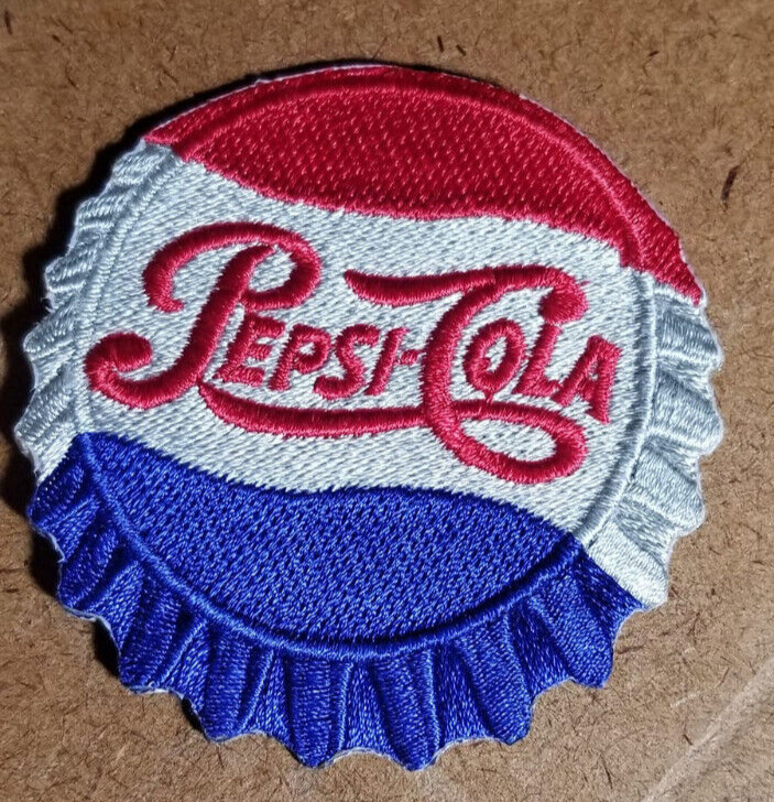 embroidered Patch   Pepsi-Cola approx 2.75"