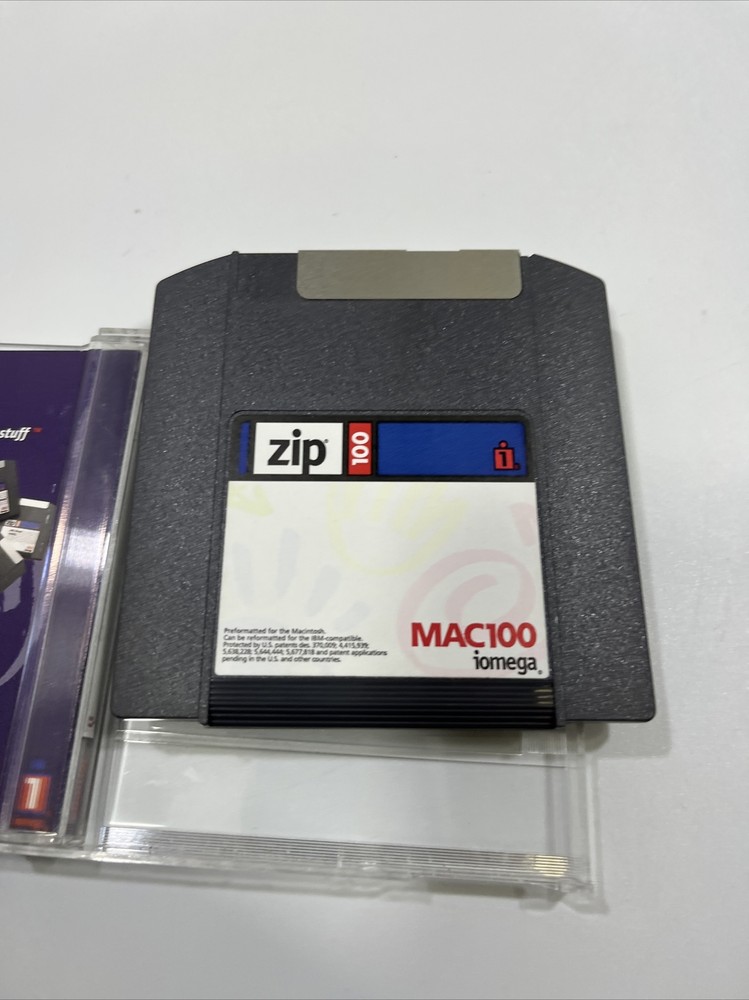 iomega Zip 100 Disk Formatted for Macintosh EUC