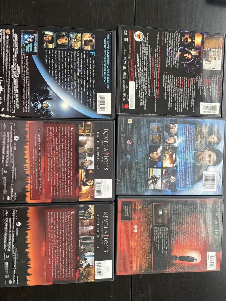 Films lot 6 pieces