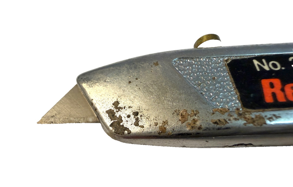 Red Devil Small Vintage Box Cutter Utility Knife Mini Blade 3203