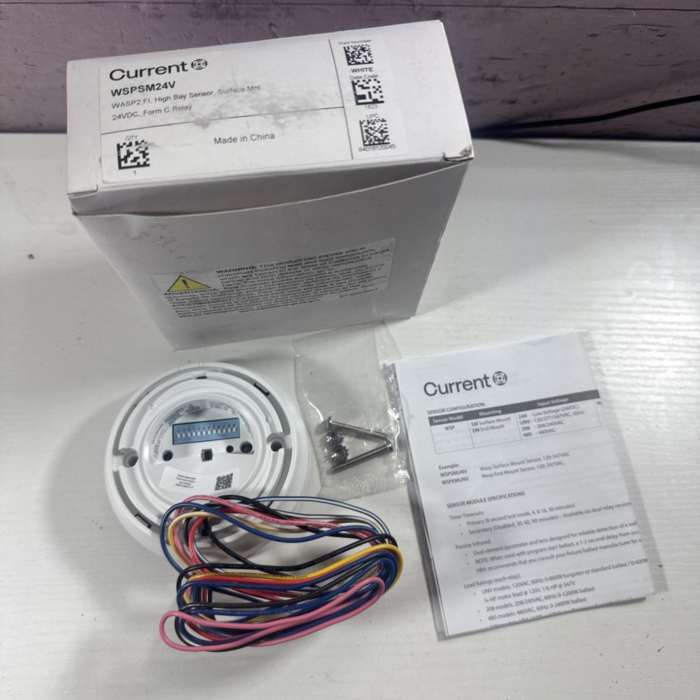 NEW Current WSPSM24V WASP2 HIGH BAY SENSOR SURFACE MNT 24 VDC